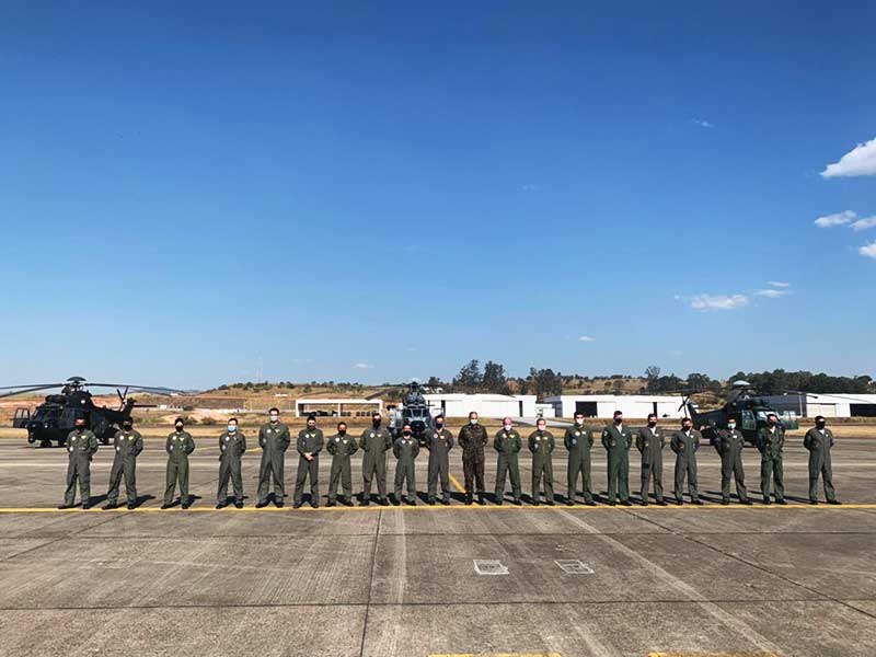 militares das ffaa participantes do adestramento