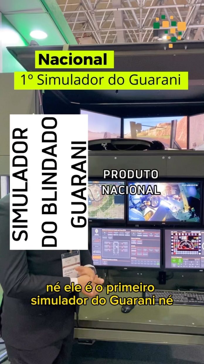 Apresentando o 1º Simulador de Direção do Blindado Guarani - A economia na defes...