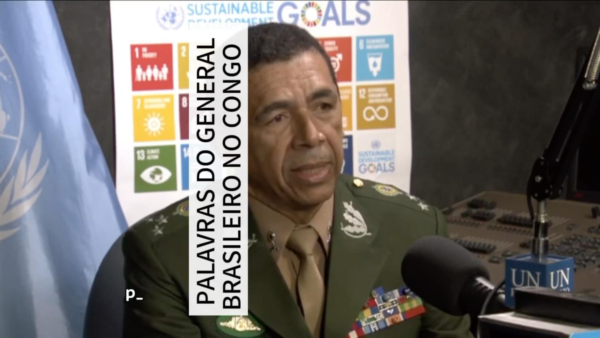 Palavras do General Brasileiro comandante da tropa da ONU no