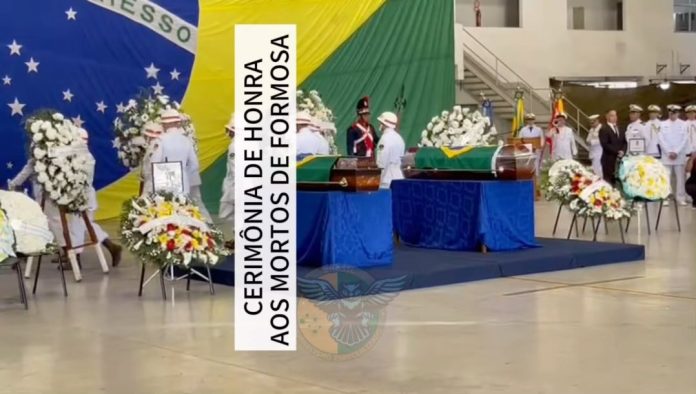 Cerimônia de Honra dos Fuzileiros Navais Mortos em Ação no Exercício Formosa 202...