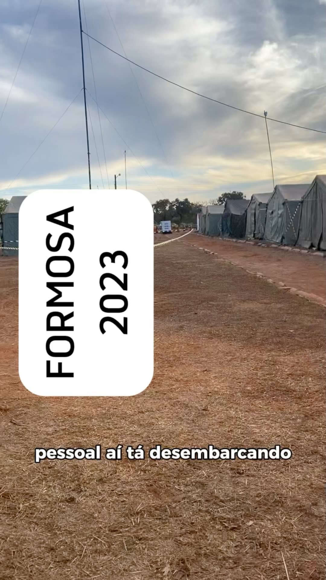 Exercicio Formosa 2023 Estamos no Campo de Instrucao Formosa em