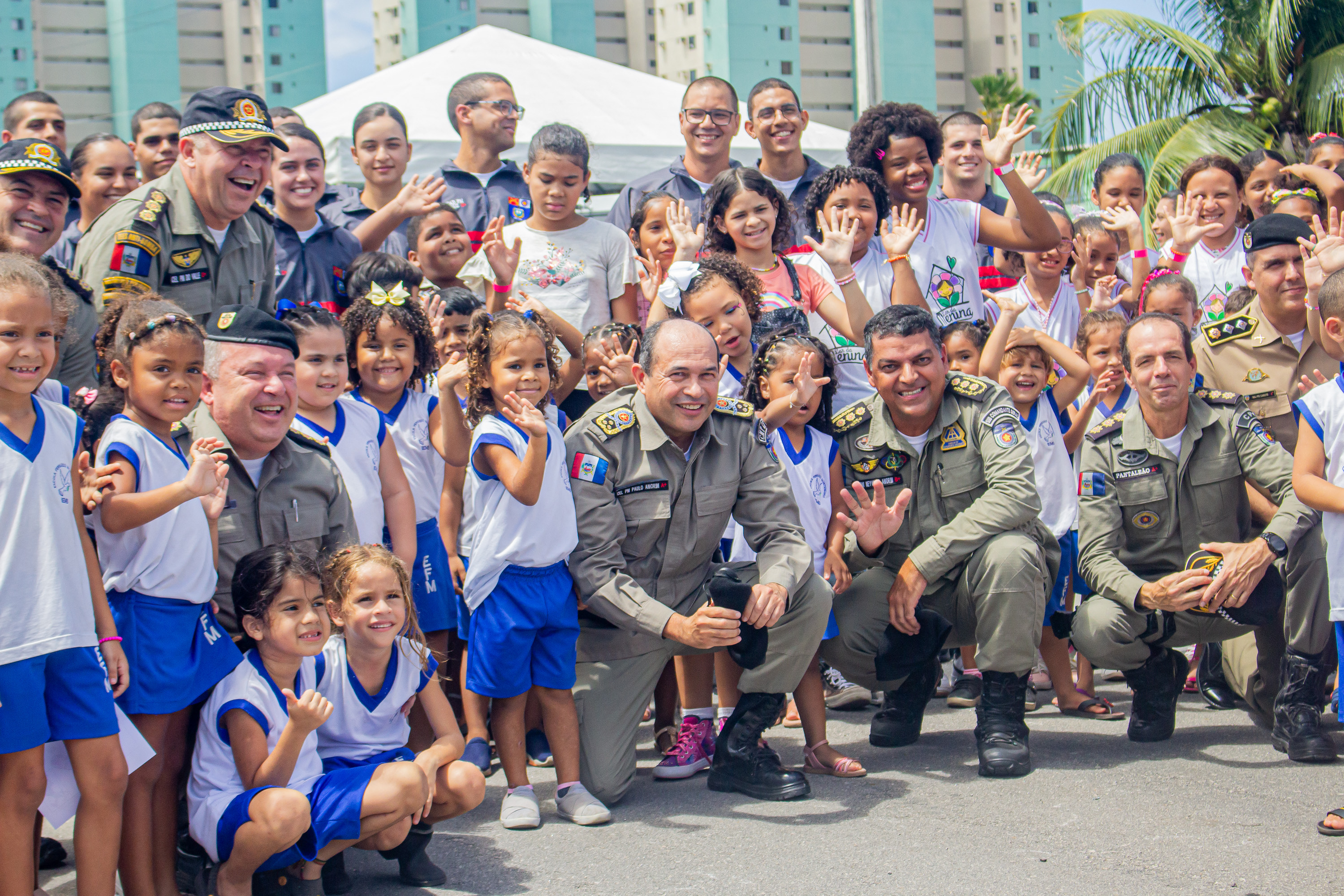 Policia Militar reune 120 criancas em mais uma edicao do