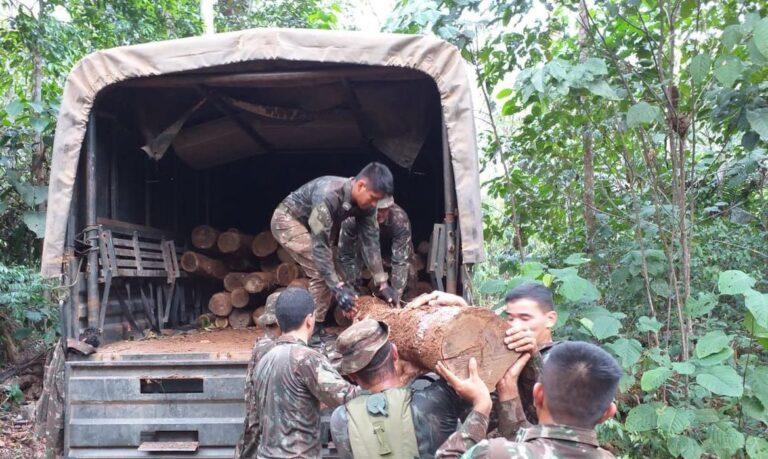 Militares mantêm missão ambiental até abril
