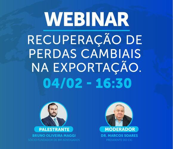FIEC promove webinar sobre Recuperação de Perdas Cambiais na Exportação
