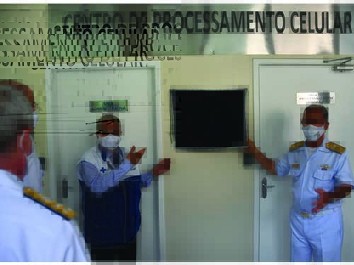 Hospital Naval Marcílio Dias inaugura Centro de Processamento Celular