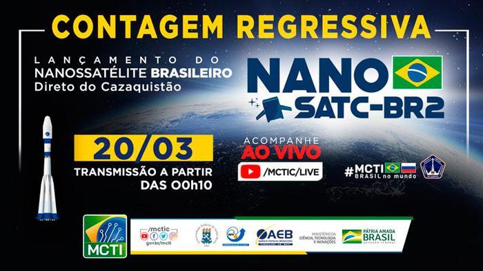 NanoSatC-Br2: contagem regressiva para o lançamento no Cazaquistão