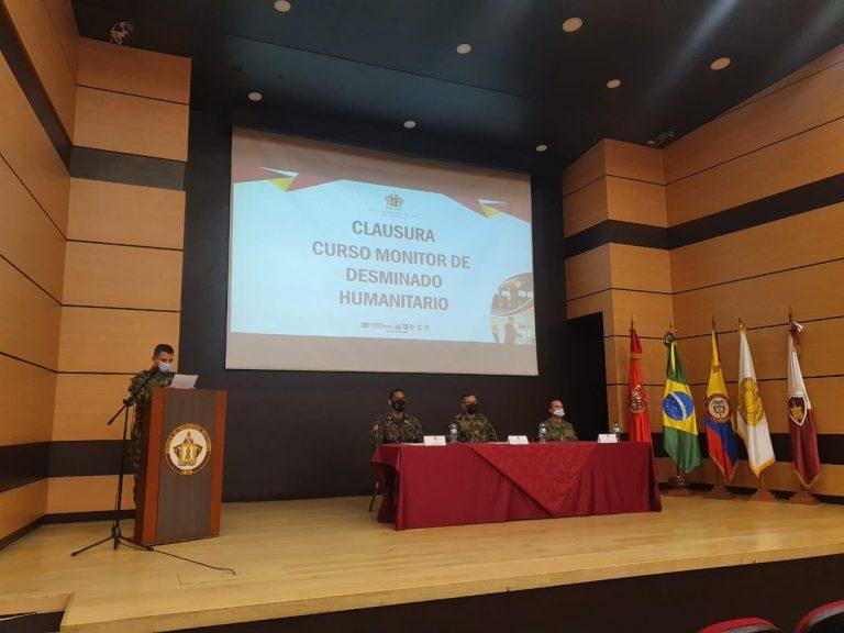 Militares brasileiros capacitaram monitores colombianos em desminagem humanitária