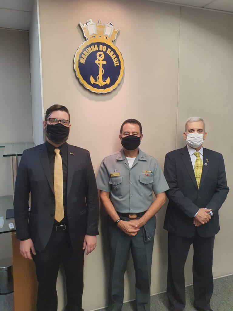 ABIMDE discute plano de ação em reunião com comando da Marinha
