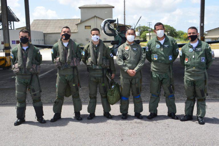 Esquadrão Joker da Força Aérea recebe Vice-Almirante em Parnamirim (RN)