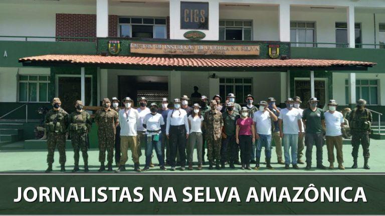 Jornalistas participam do Estágio de Selva na Amazônia