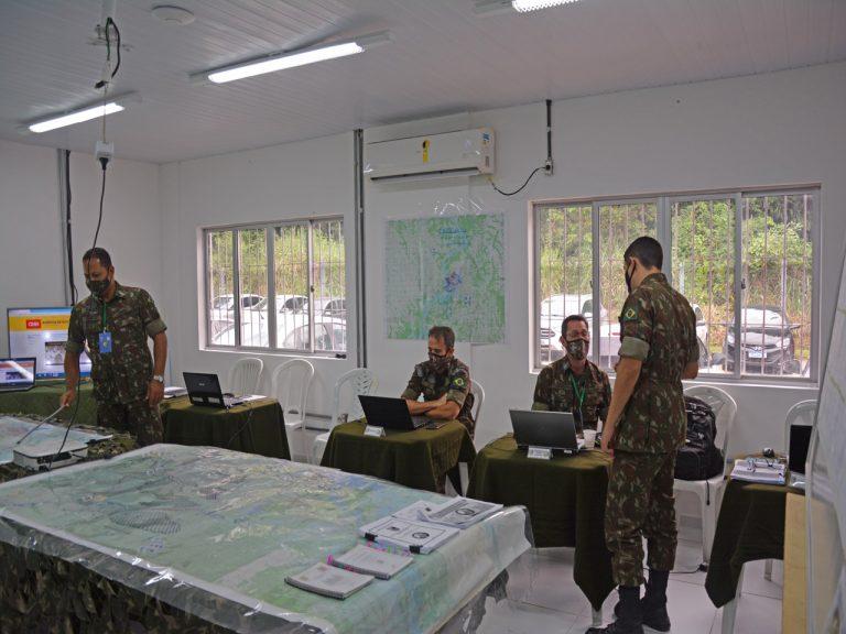 Brigada inicia simulação virtual e construtiva em exercício de certificação de Força de Prontidão