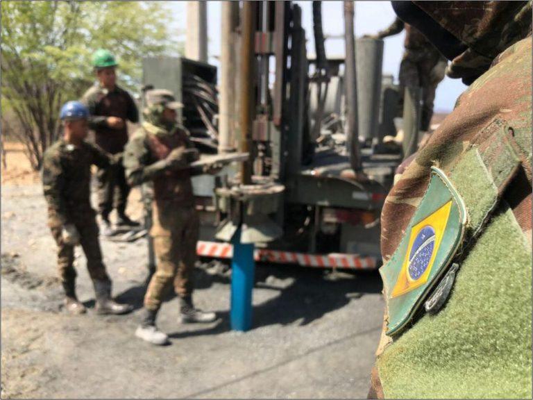 Exército Brasileiro inicia operação de perfuração de poços na Paraíba