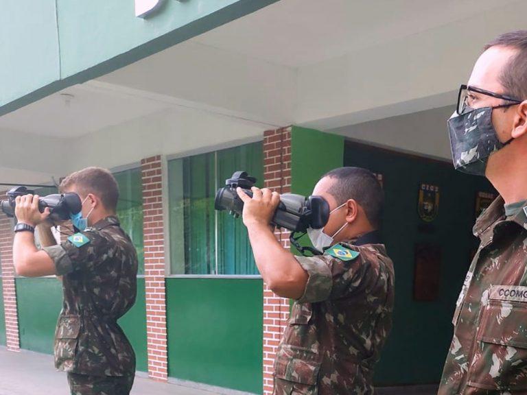 CCOMGEX realiza capacitação para operação de equipamentos para o SISFRON na área do CMA