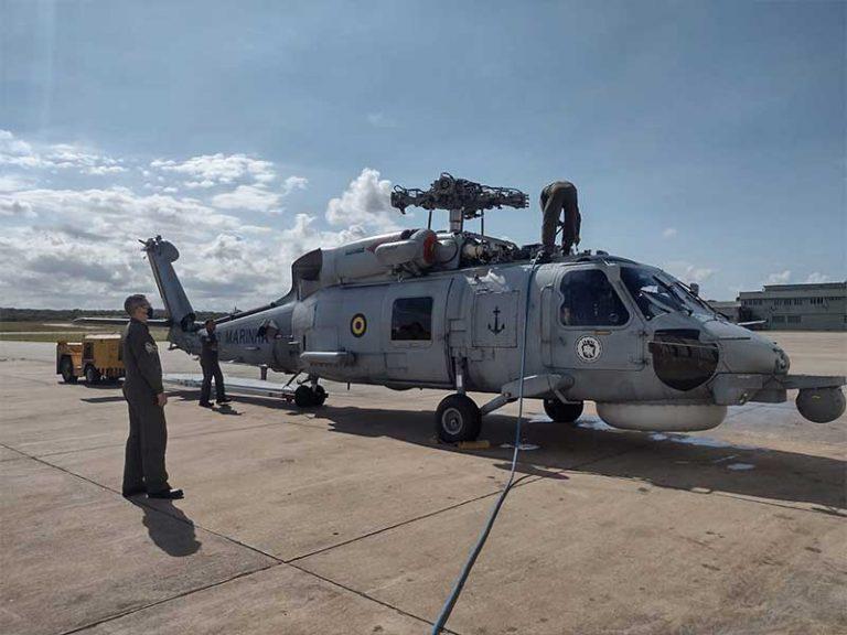 GAerNavMan finaliza manutenção de aeronave do 1° Esquadrão de Helicópteros Antissubmarino