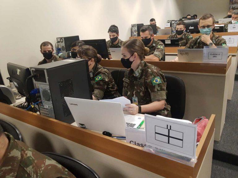 3º Grupamento Logístico atua em simulação de cenário de guerra na Operação Meridiano-Ibagé