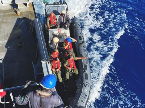 NPaOc “Araguari” embarca Guardas-Marinha do Curso de Formação de Oficiais da Reserva de 2ª Classe