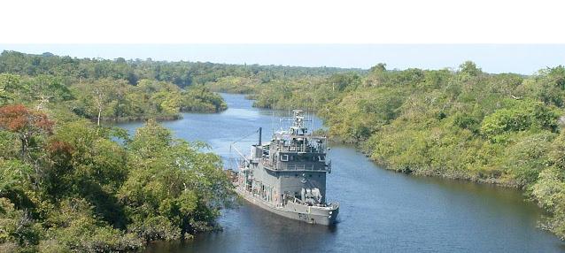 Militar da Marinha morre em tiroteio contra tripulantes de um empurrador no Amazonas