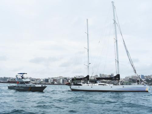 Comando do 2º Distrito Naval recebe Veleiro “Kat” e a Expedição Voz dos Oceanos