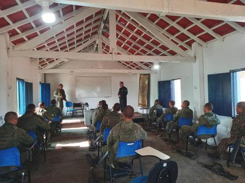 NAS do Com6ºDN acompanha militares do Curso Expedito de Operações Pantanal