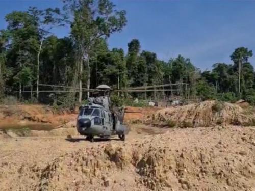 Esquadrão HU-41 presta apoio aéreo para a Operação “Trincheira Parakanã I e II”