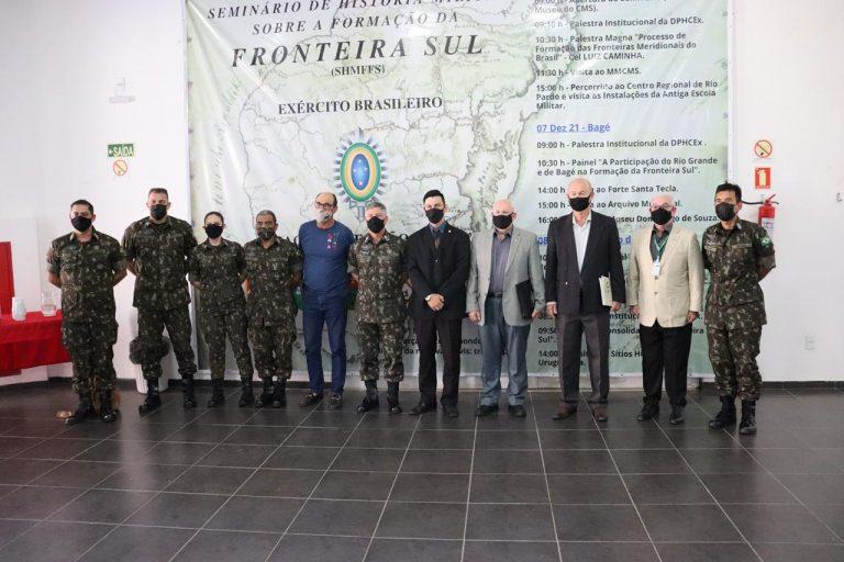 Brigada de Cavalaria realiza Seminário sobre a formação da Fronteira Sul do País