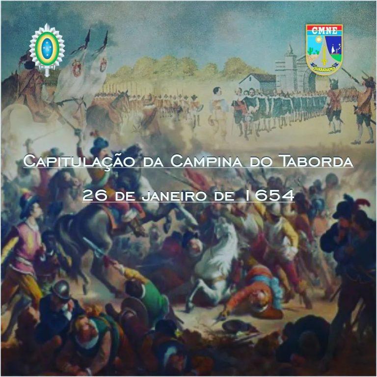 Dia 26 de janeiro de 1654 – Rendição dos Holandeses no Recife