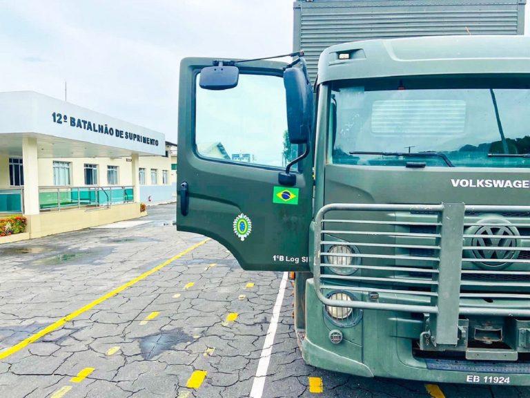 Exército realiza transporte de Hospital de Campanha para Manaus (AM)