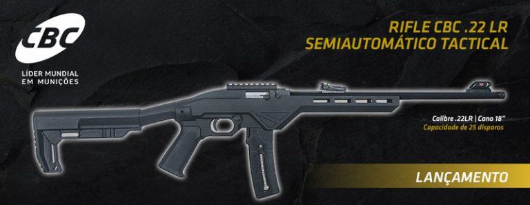 CBC lança rifle .22 LR semiautomático Tactical com capacidade de disparos ampliada