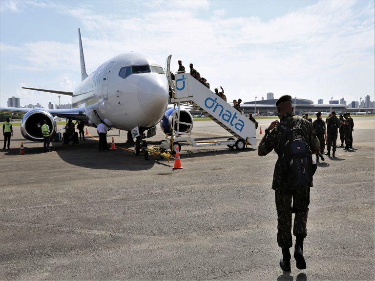 Primeiro escalão de militares do Comando Militar do Nordeste parte para Operação Acolhida