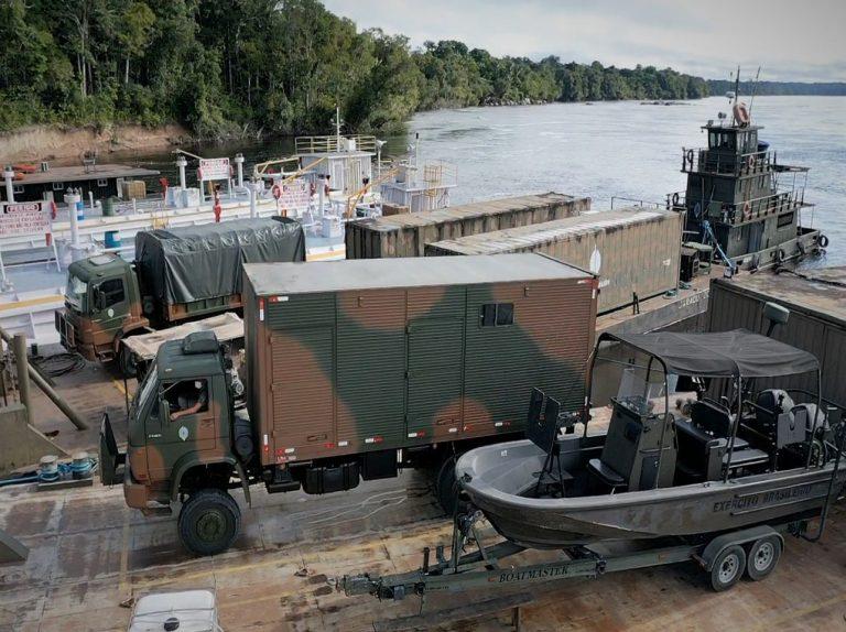 Logística do Exército reforça prontidão operacional no norte do estado do Amazonas