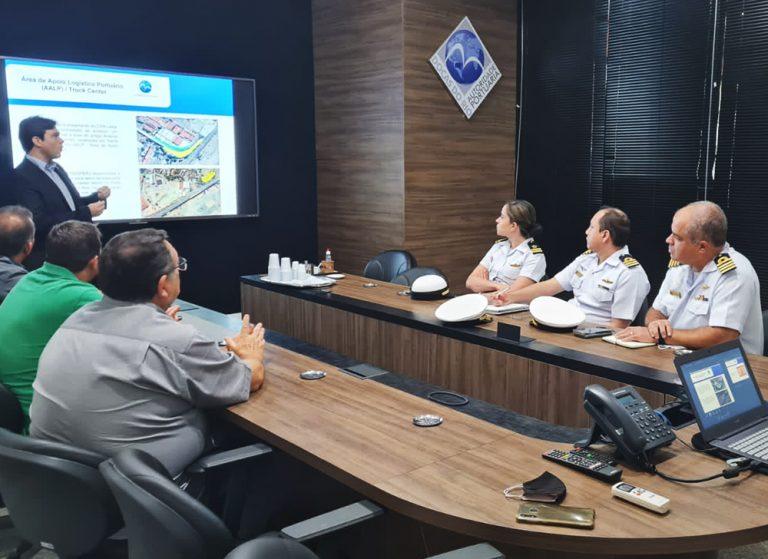 Militares da Capitania dos Portos do Rio de Janeiro visitam a Superintendência do Porto do Rio de Janeiro