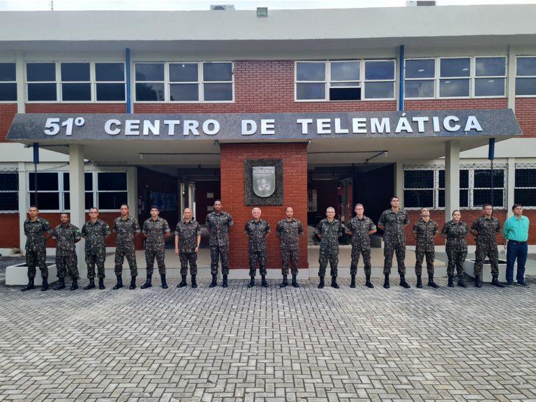 Centro de Telemática recebe o Chefe do Centro Integrado de Telemática do Exército