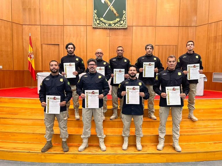Policiais Rodoviários Federais participam de curso na Guarda Civil da Espanha