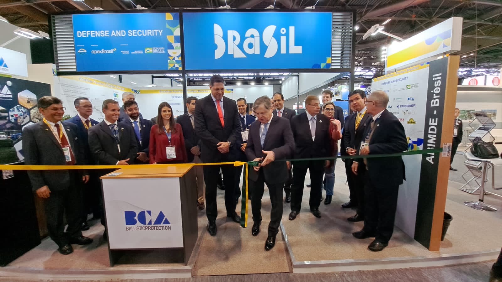 ABIMDE inaugura o Pavilhão Brasil na Eurosatory 2022