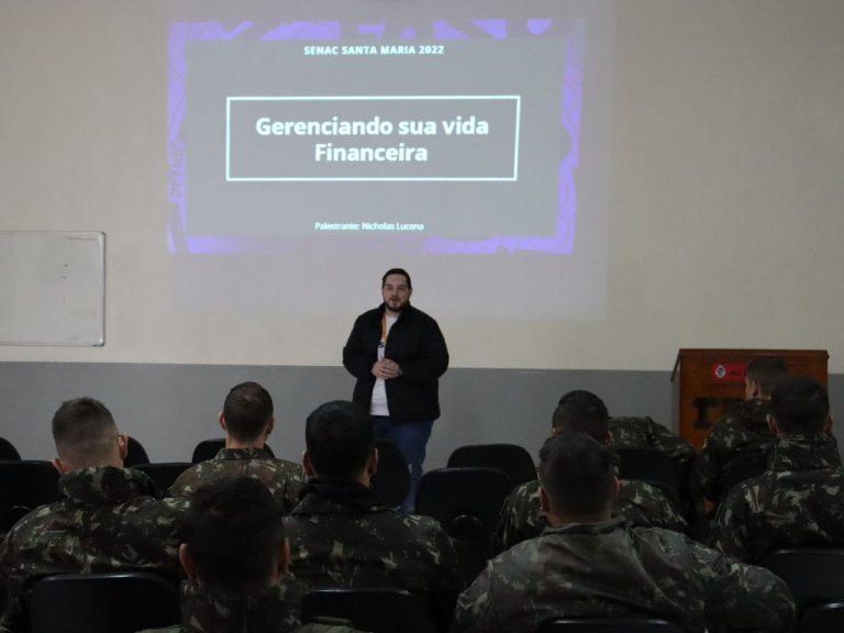 1º Regimento de Carros de Combate participa da 16ª Feira de Oportunidades do SENAC em Santa Maria (RS)