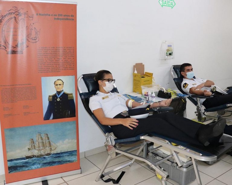 Marinha promove campanha de doação de sangue em São Paulo (SP)