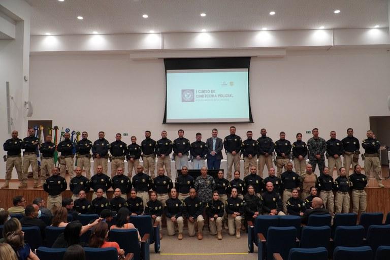 Formatura do primeiro curso de Cinotecnia da Polícia Rodoviária Federal