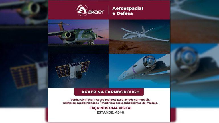 A brasileira AKAER leva novidades para a Farnborough International Airshow 2022
