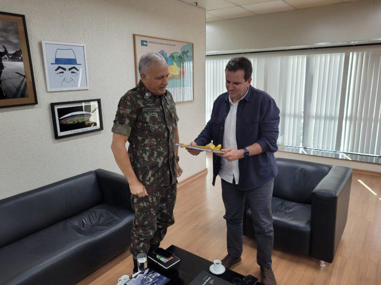 Exército realiza visita institucional à Prefeitura Municipal do Rio de Janeiro