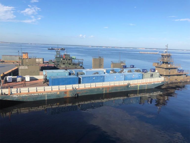 Desatraca do Centro de Embarcações o módulo logístico do Plano Geral de Transportes do Eixo Amazônico