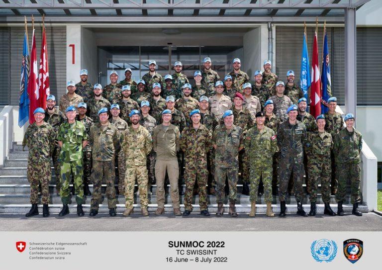 Centro de Operações de Paz do Exército envia instrutor para curso na Suíça