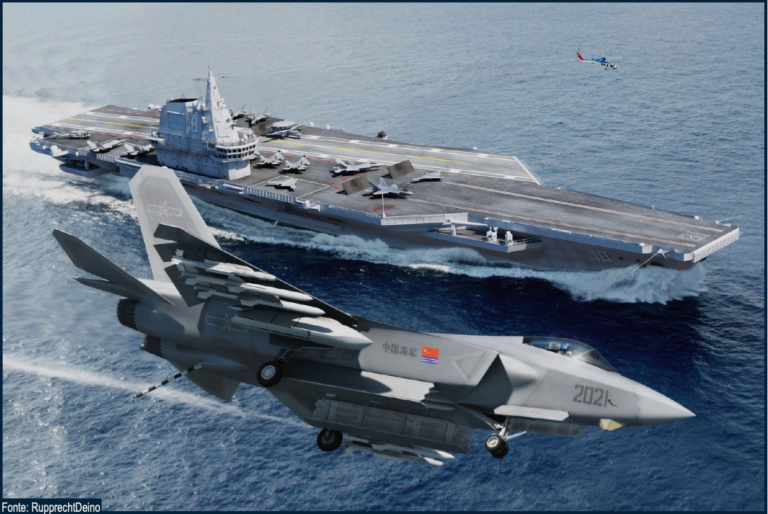 O terceiro Navio-Aeródromo da China e suas implicações tecnológicas e estratégicas