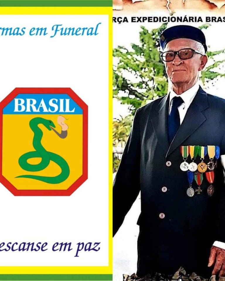 NOTA DE PESAR: Vetetano Alberides de Lima Passos, Presidente da Associação Nacional dos Veteranos da FEB-Regional Pernambuco