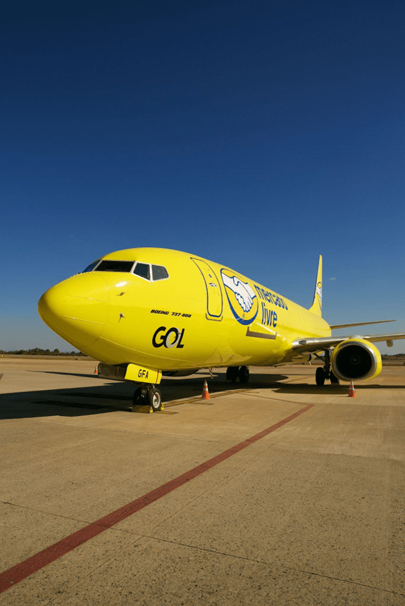 Mercado Livre e GOL apresentam primeira aeronave cargueira que entra em operação em Setembro