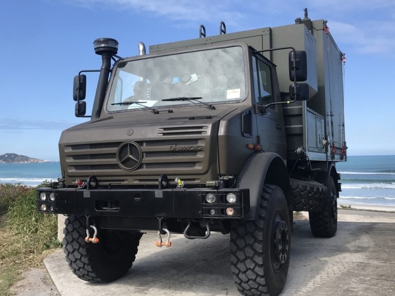 Centro de Avaliações do Exército finaliza avaliação da viatura UNIMOG U5000 do Corpo de Fuzileiros Navais