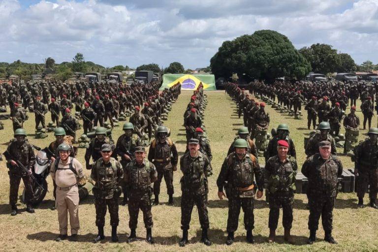 7ª Brigada de Infantaria Motorizada reúne mais de mil militares em apronto operacional