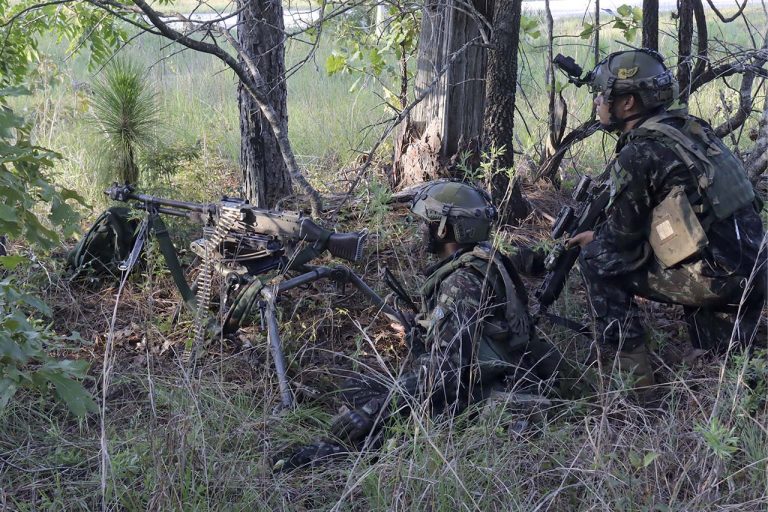 Posição defensiva, planejamento e ataque noturno: força aeromóvel em exercício nos EUA