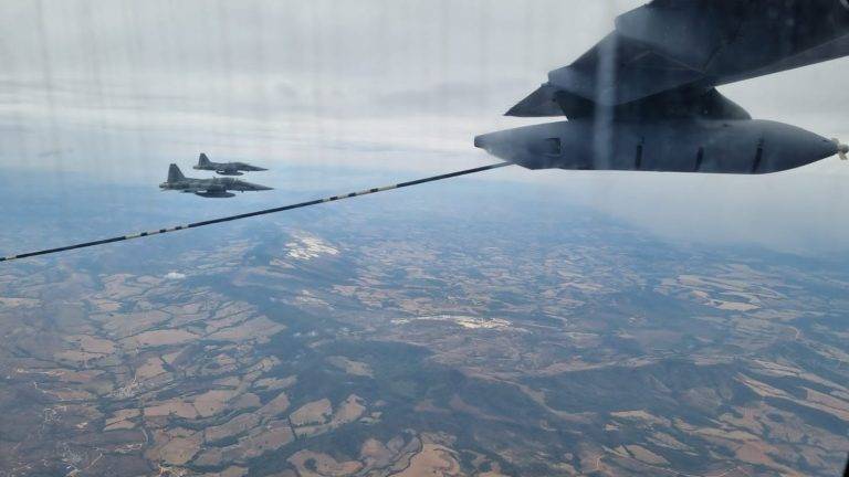 KC-390 Millennium realiza primeira missão de reabastecimento em voo na FAB