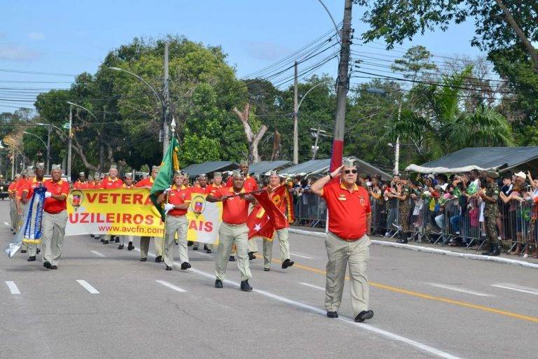 Veteranos do Corpo de Fuzileiros Navais voltam a desfilar na data da Proclamação da Independência do Brasil