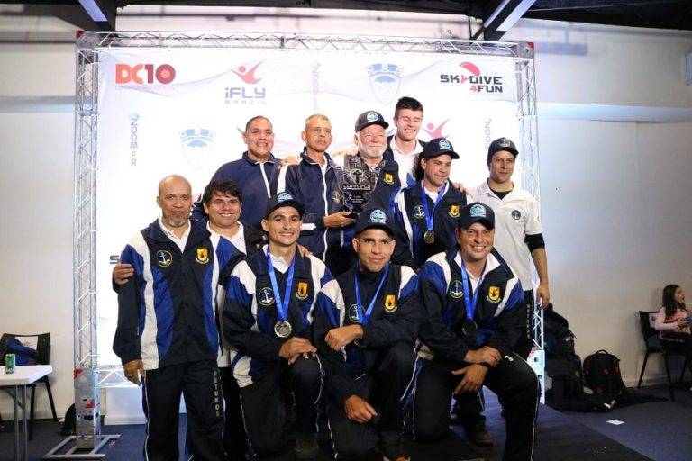 Marinha do Brasil foi campeã na 3ª Etapa da Copa Indoor de Paraquedismo 2022